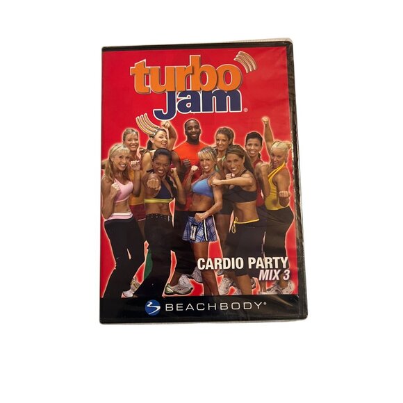 Turbo Jam Cardio Party Mix 3 2007 DVD Fitness Chalene Johnson New Sealed - Picture 1 of 3